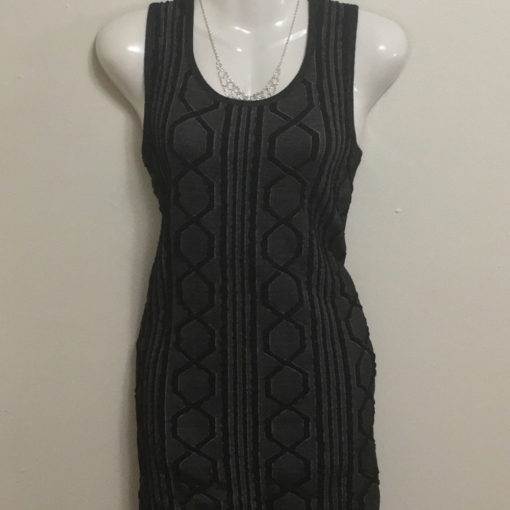 Black and Grey Dress